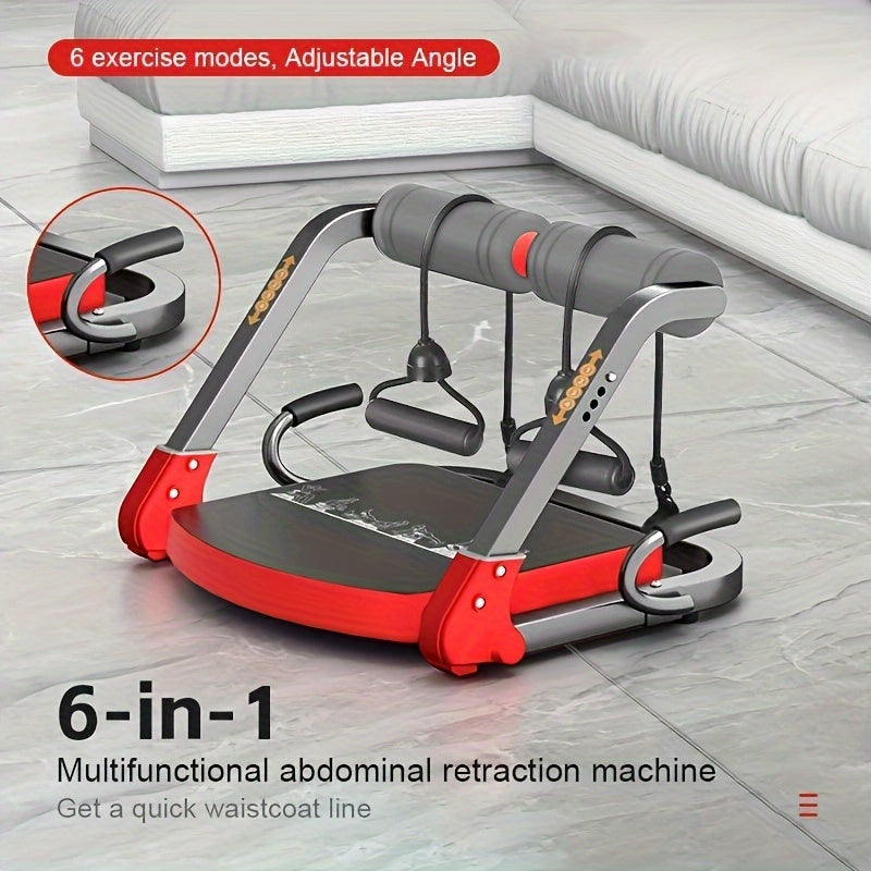 6-in-1 Abdominal Trainer Core Strength Home Gym-3