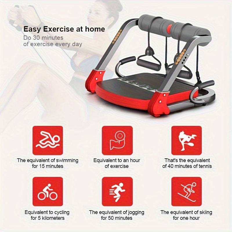 6-in-1 Abdominal Trainer Core Strength Home Gym-2
