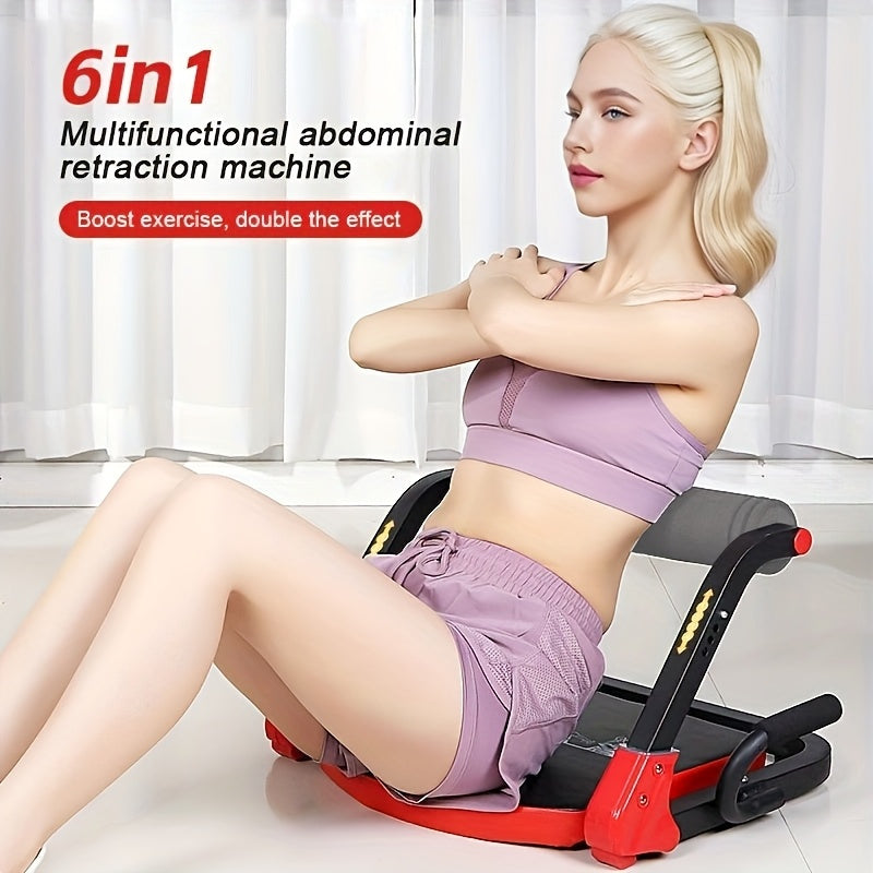 6-in-1 Abdominal Trainer Core Strength Home Gym-1